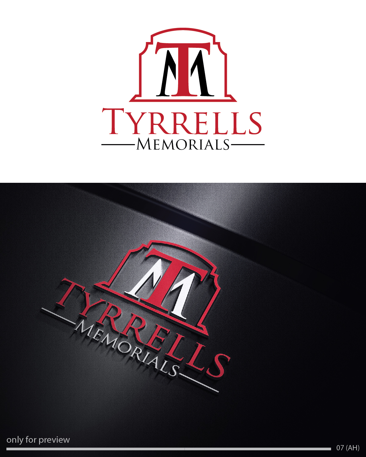Logo Design by  Esolbiz for Tyrrells Memorials | Design: #9401415