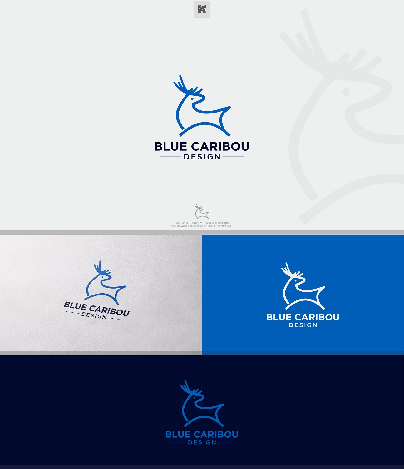 Logo Design by ProBoo for Blue Caribou Design | Design: #9424736
