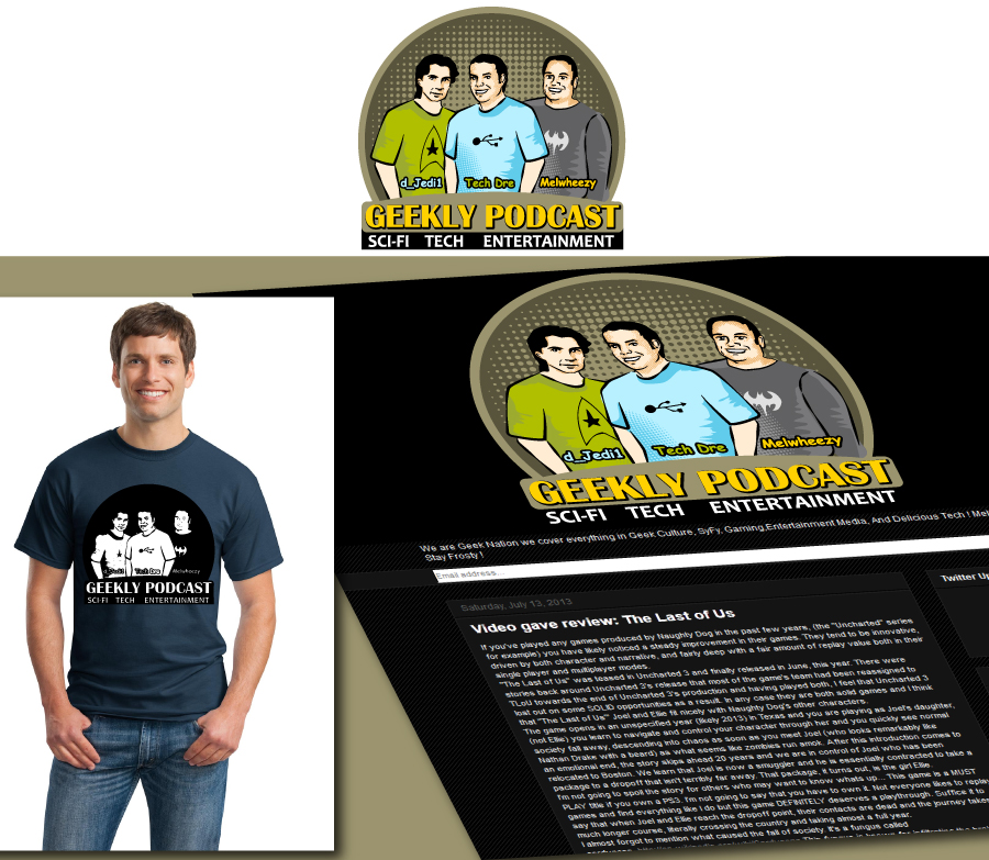 Podcast Design by Bling Connect Ink for Geekly Podcast Radio | Design #2082449