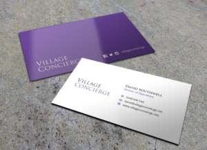 Business Card Design by Eggo May P for Village Concierge Pty Llimited | Design #9392296