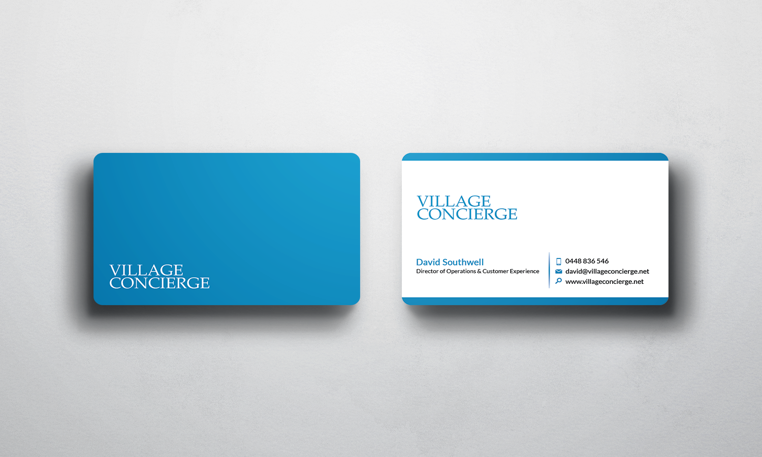 Business Card Design by Sajin for Village Concierge Pty Llimited | Design #9393580