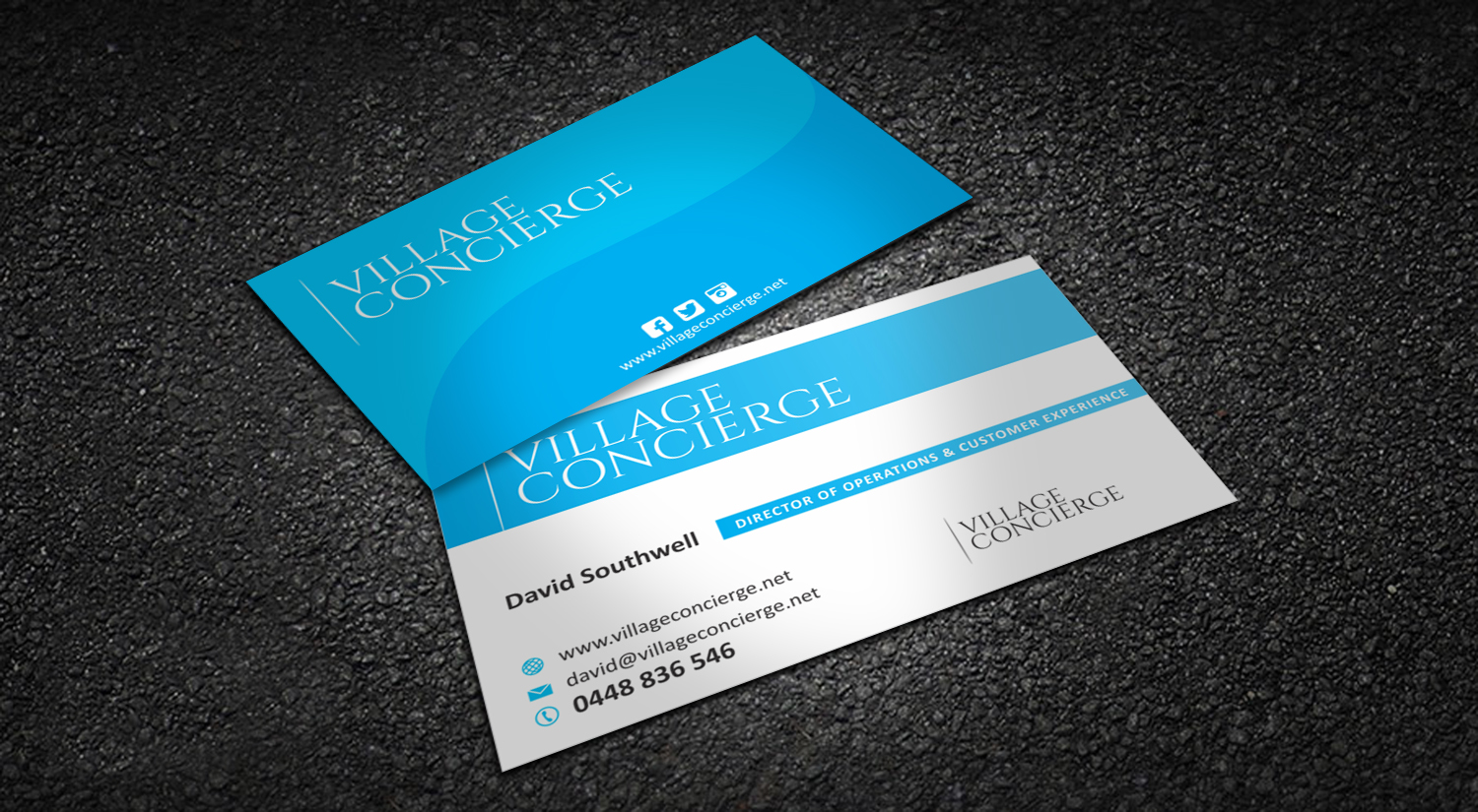 Business Card Design by jassi_graphics for Village Concierge Pty Llimited | Design #9405696