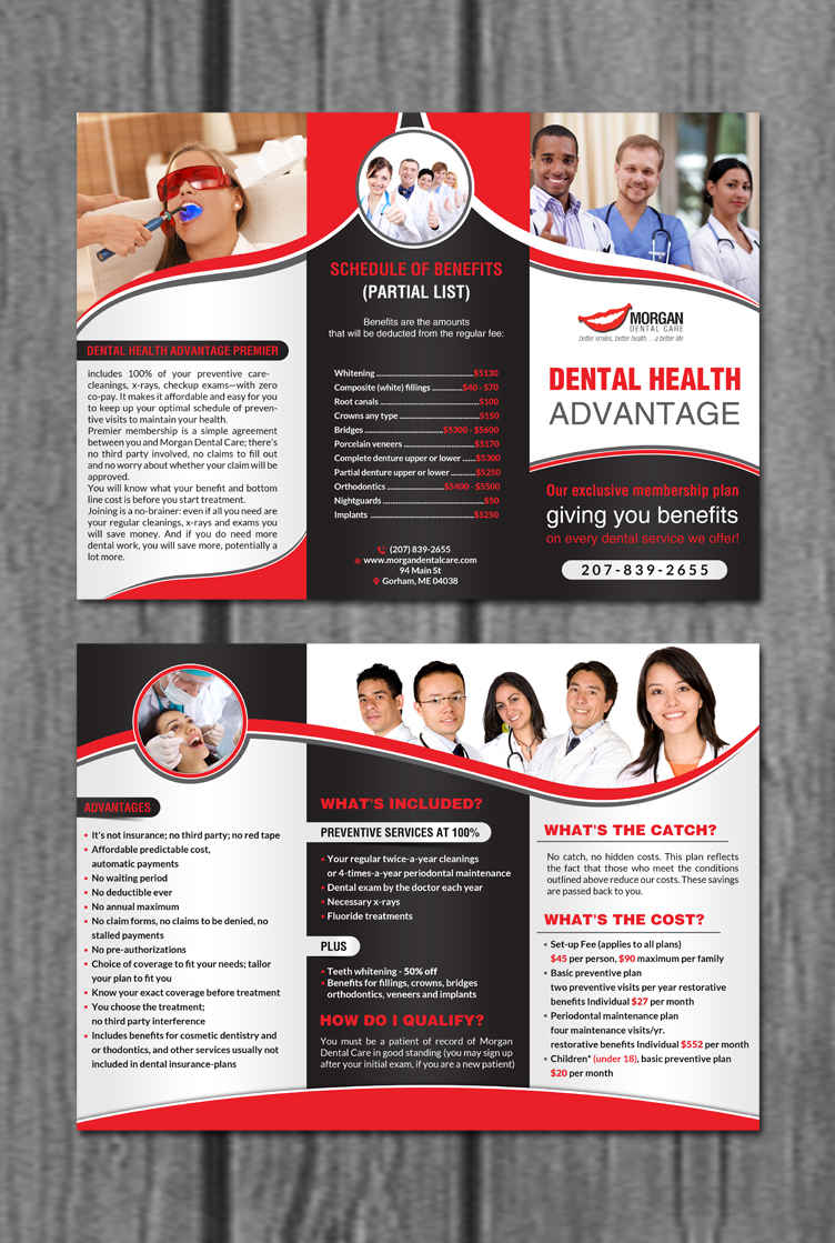 Flyer-Design von creative.bugs für Morgan Dental Care | Design: #9450293
