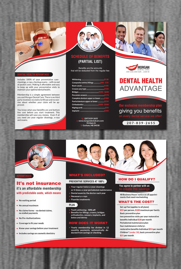 Flyer-Design von creative.bugs für Morgan Dental Care | Design #9557031