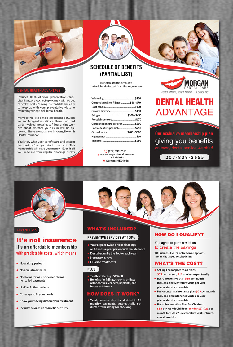 Flyer Design by creative.bugs for Morgan Dental Care | Design #9777136