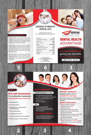 Flyer-Design von creative.bugs für Morgan Dental Care | Design: #9788484