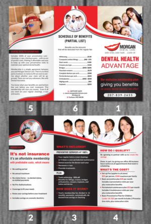 Flyer-Design von creative.bugs für Morgan Dental Care | Design: #9855320