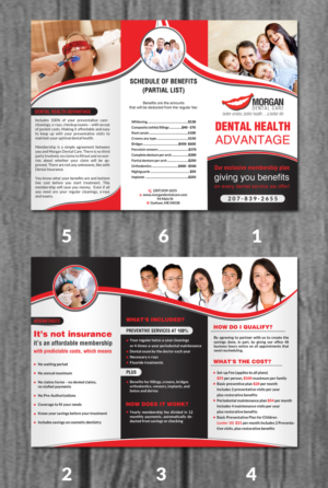 Flyer-Design von creative.bugs für Morgan Dental Care | Design: #9865821