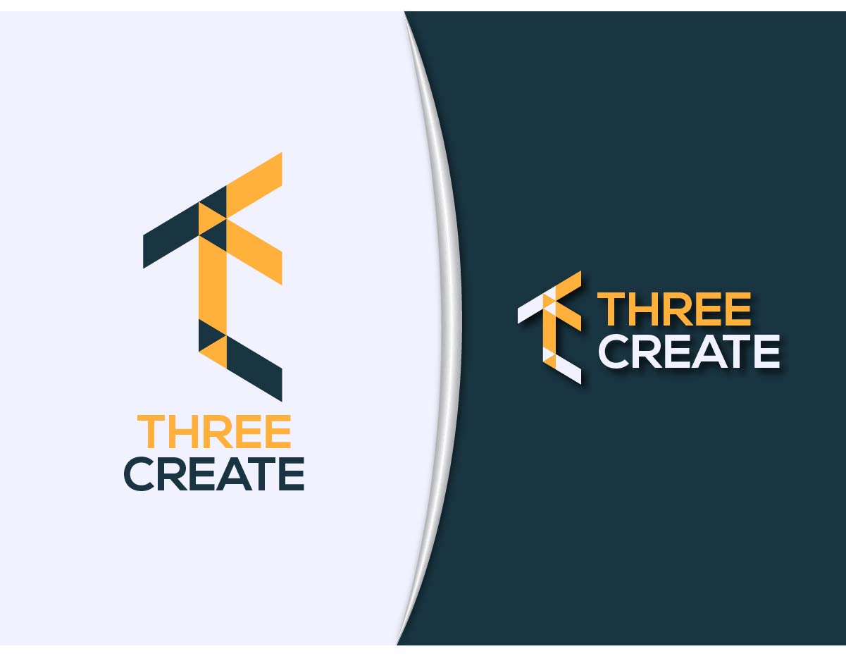 Logo Design by graphycode for Three Create | Design #9408085