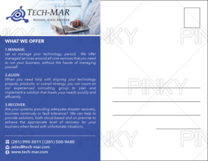 Technology Management/Consulting Services Company Postcard Design | Diseño de Postal por Pinky 
