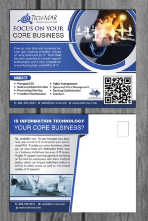 Postcard Design by creative.bugs for TECH-MAR ENTERPRISES LLC | Design: #9581400