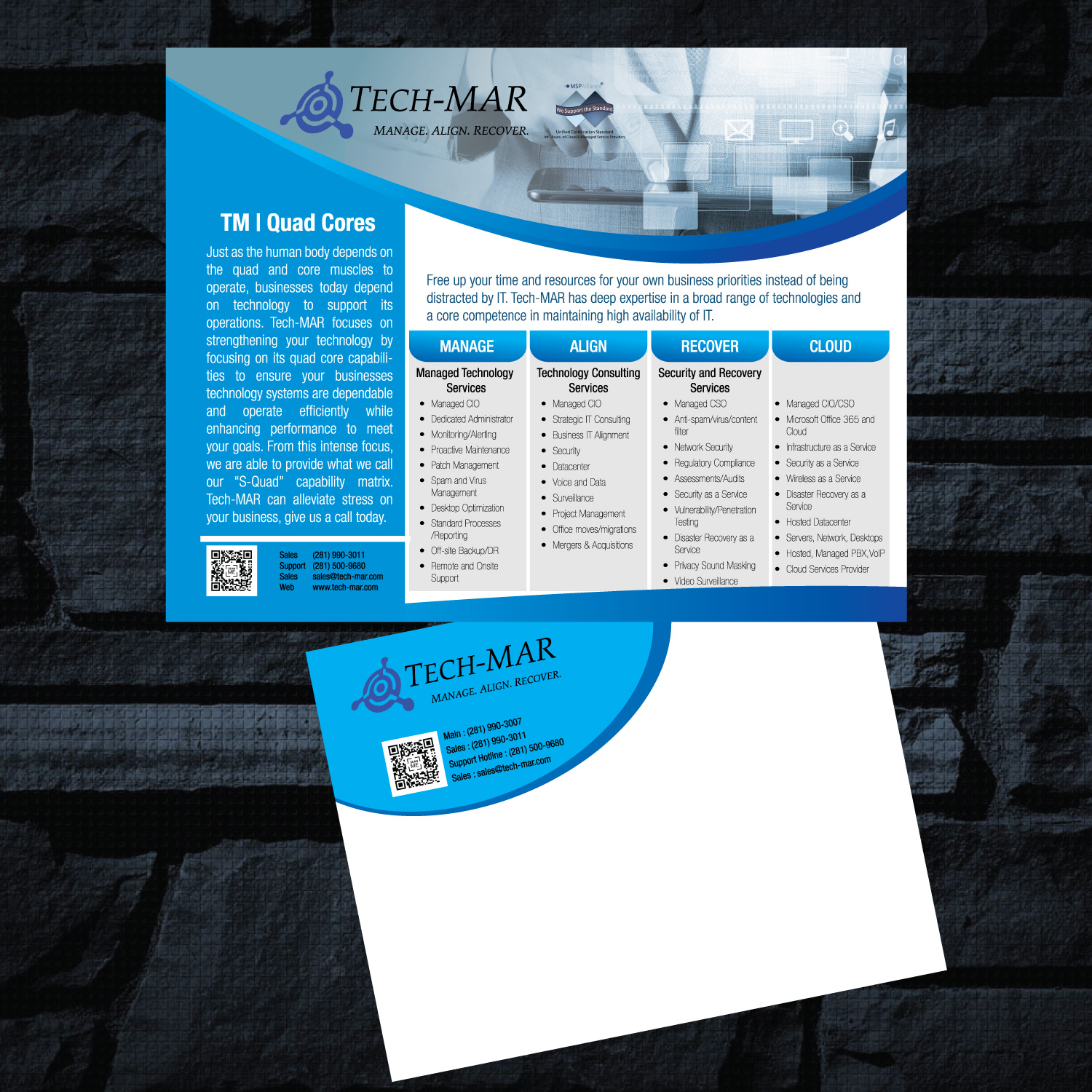 Postcard Design by GMWIRE for TECH-MAR ENTERPRISES LLC | Design #9414960