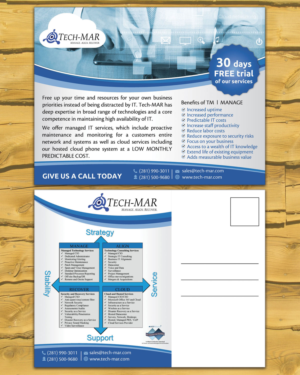 Postcard Design by mehandzic.j for TECH-MAR ENTERPRISES LLC | Design: #9420717