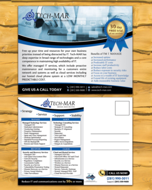 Postcard Design by mehandzic.j for TECH-MAR ENTERPRISES LLC | Design: #9499437