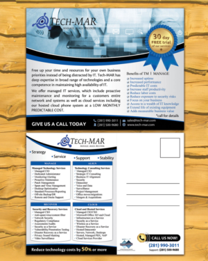 Postcard Design by mehandzic.j for TECH-MAR ENTERPRISES LLC | Design: #9509709