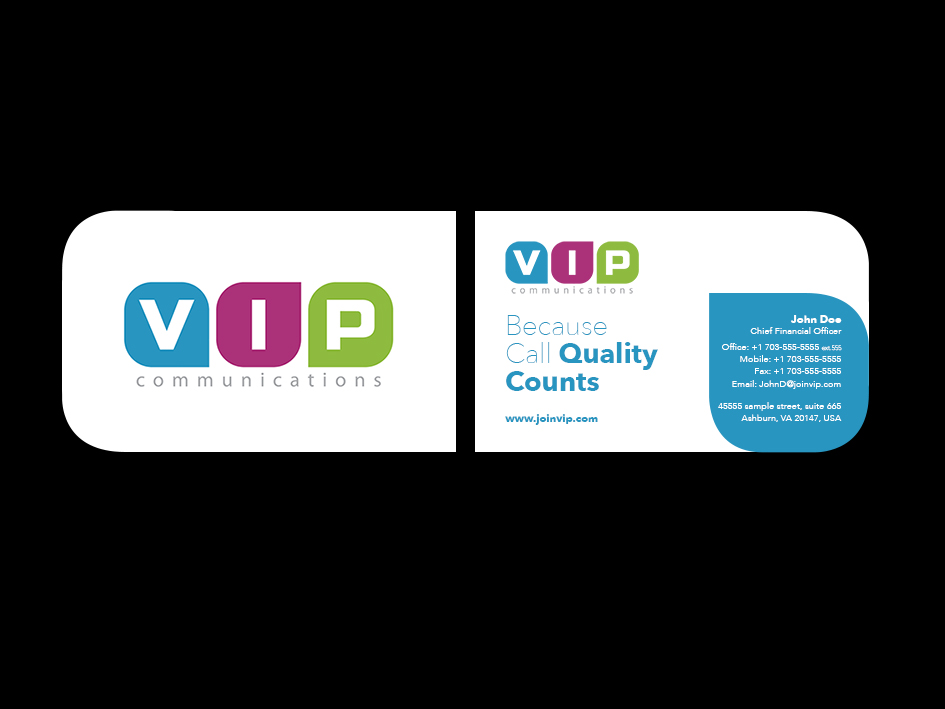 Business Card Design by Adam Knights for VIP Communiations | Design #2134918