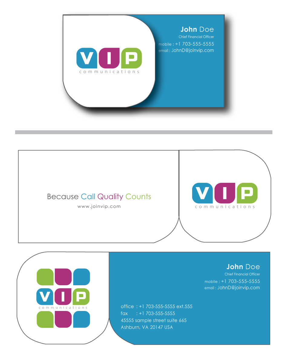 Business Card Design by NG KIA HUI for VIP Communiations | Design #2144161