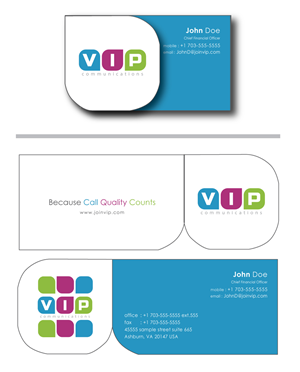 Business Card Design by NG KIA HUI for VIP Communiations | Design #2144161