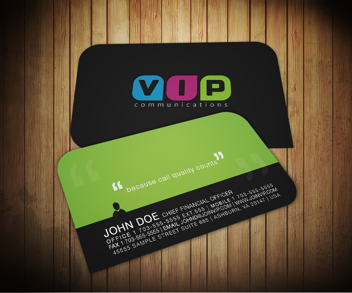 Business Card Design by Christina Smith for VIP Communiations | Design #2141453
