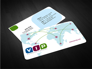 Business Card Design by TurtleDesign for VIP Communiations | Design #2125667