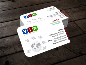 Business Card Design by TurtleDesign for VIP Communiations | Design: #2125670