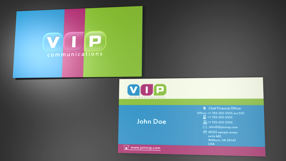 Business Card Design by Zhara_89 for VIP Communiations | Design #2143623