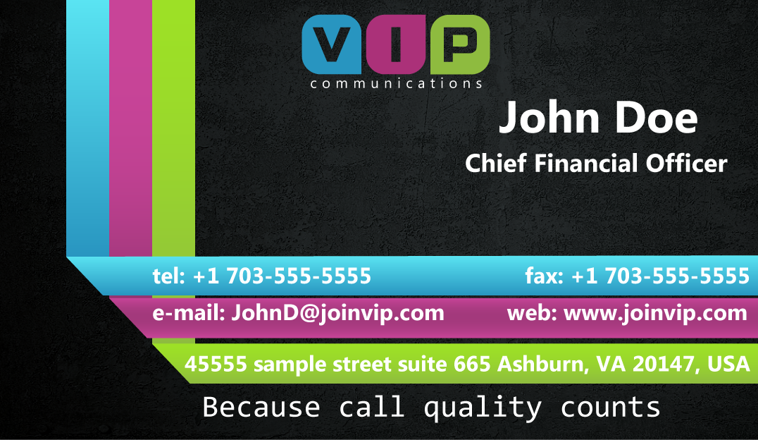 Business Card Design by Tyson144 for VIP Communiations | Design #2116271
