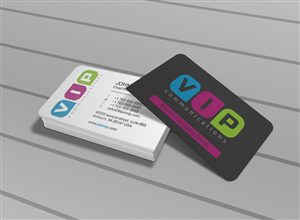 Business Card Design by HYPdesign for VIP Communiations | Design: #2116771