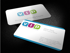 Business Card Design by Mon01 for VIP Communiations | Design: #2114362