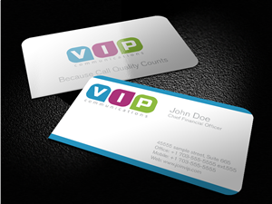 Business Card Design by Mon01 for VIP Communiations | Design: #2114368