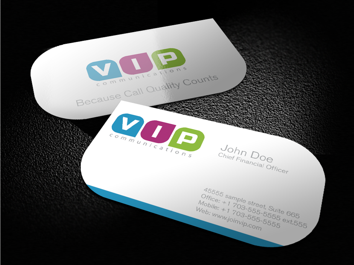 Business Card Design by Mon01 for VIP Communiations | Design #2114374