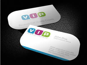 Business Card Design by Mon01 for VIP Communiations | Design: #2114374