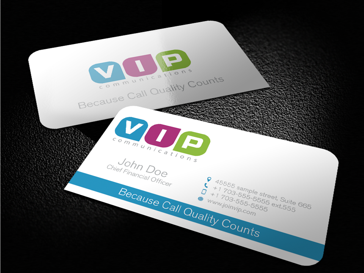 Business Card Design by Mon01 for VIP Communiations | Design #2114380