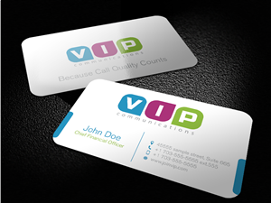 Business Card Design by Mon01 for VIP Communiations | Design: #2114391