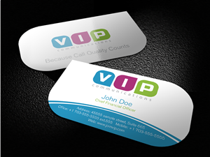 VIP Communications Business Card Competition | Business Card Design by Mon01