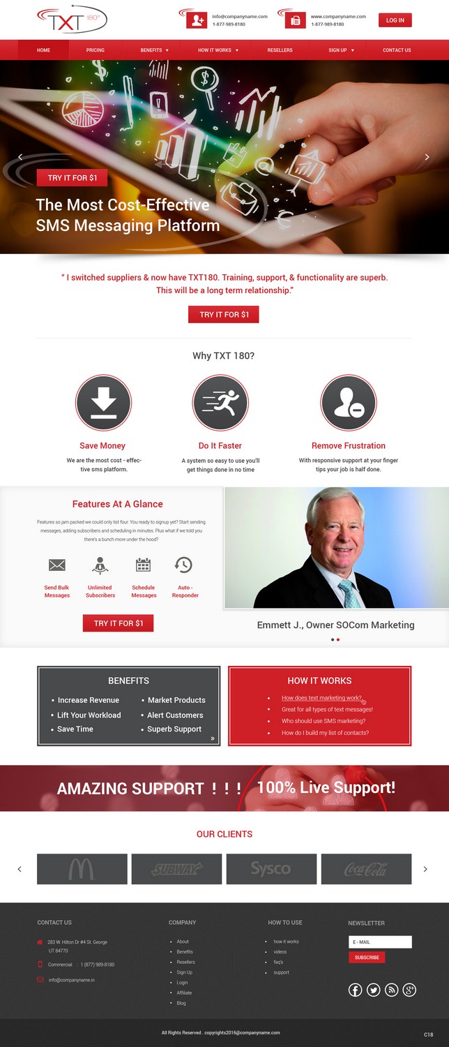 Landing Page Design by pb for this project | Design #9417438
