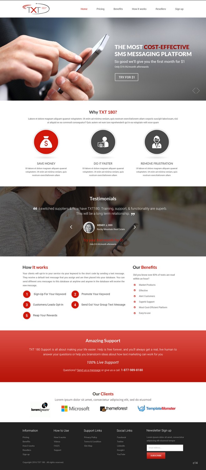 Landing Page Design by pb for this project | Design #9417439