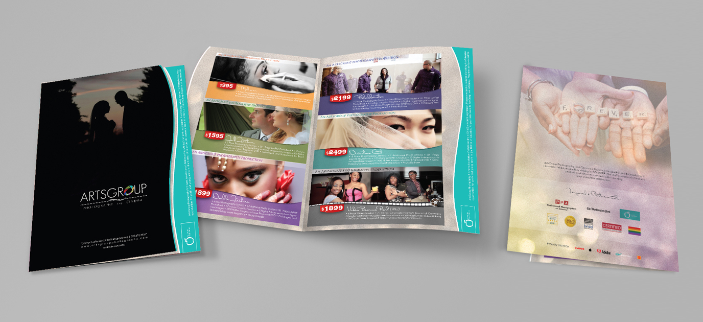 Brochure Design by Gayan Abe for ArtsGroup Photography and Cinema | Design #2068669