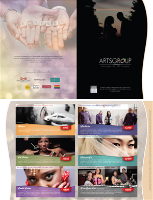 Brochure Design by Gayan Abe for ArtsGroup Photography and Cinema | Design: #2073881