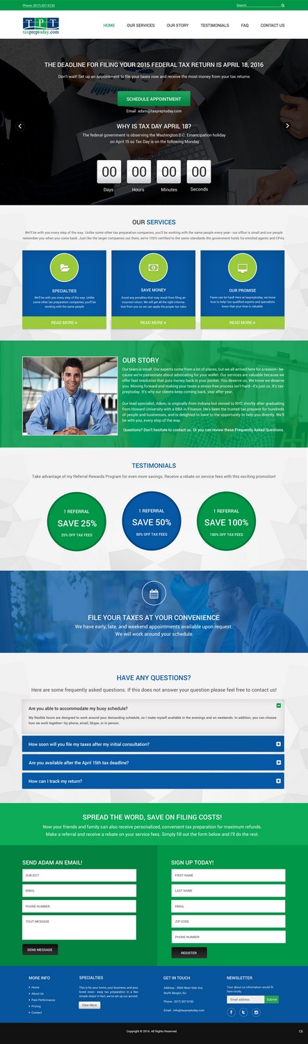 Web Design by pb for this project | Design #9501566