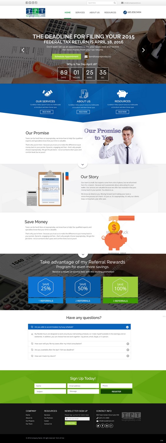 Web Design by pb for this project | Design #9505780