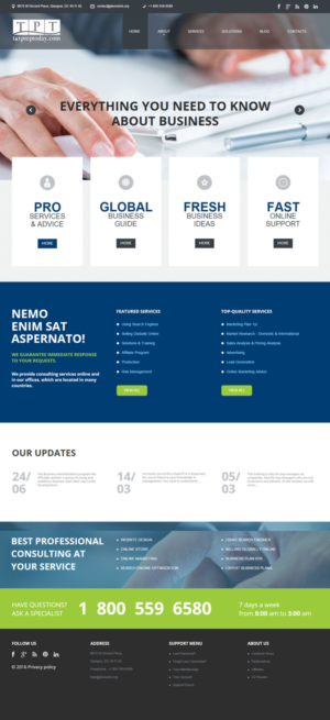 Web Design par iLibart pour ce projet | Design : #9435397