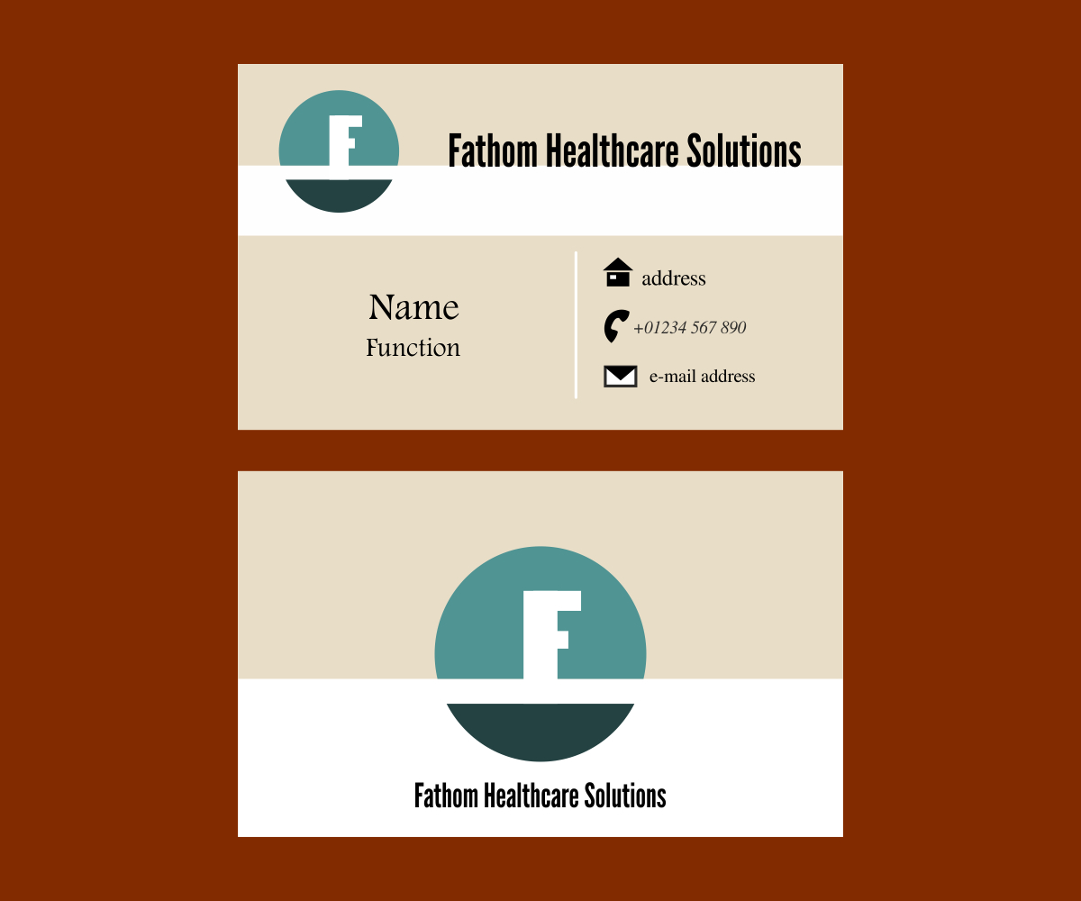 Diseño de Logo por Axaviy Design para Fathom Healthcare Solutions | Diseño #9438301