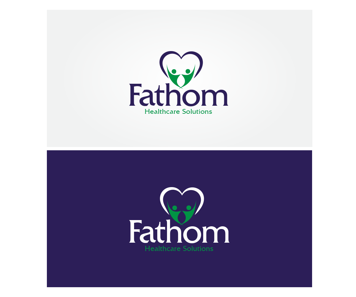 Logo-Design von jemstech für Fathom Healthcare Solutions | Design #9397976