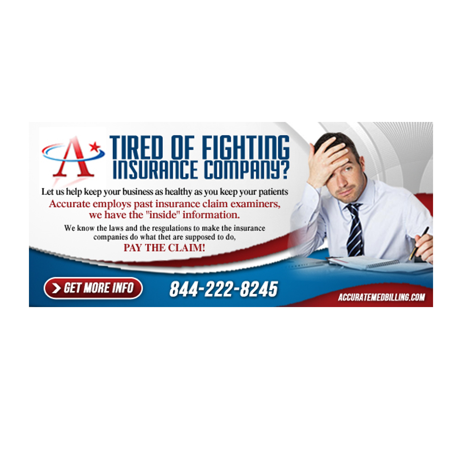 Flyer Design by jeffdefy for Accurate Medical Biling and Audit | Design #9408553