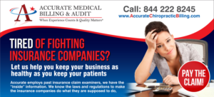 Flyer Design by rkailas for Accurate Medical Biling and Audit | Design: #9419596