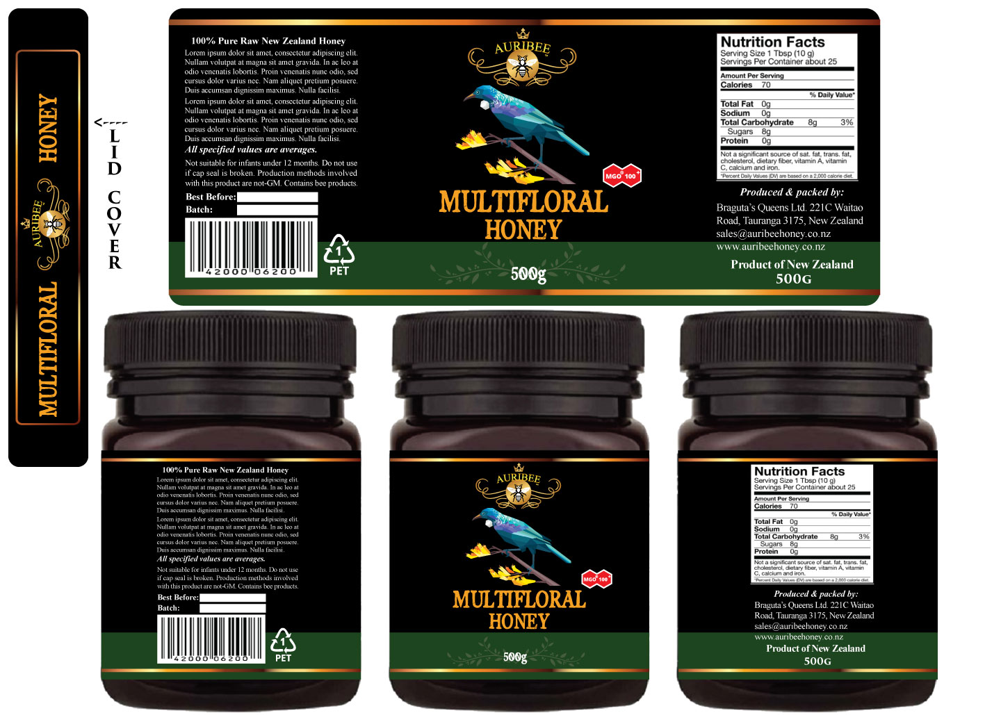 Upmarket, Colorful, Health Product Label Design for a Company by ...