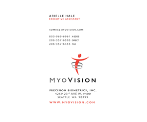 Business Card Design by Andrew1965 for Precision Biometrics Inc | Design: #2059951