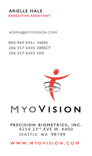 Business Card Design by The Creative Birds for Precision Biometrics Inc | Design: #2066067