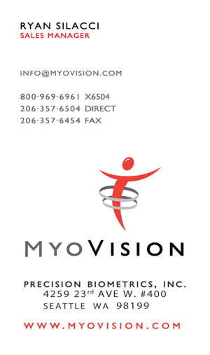 Business Card Design by The Creative Birds for Precision Biometrics Inc | Design: #2066071